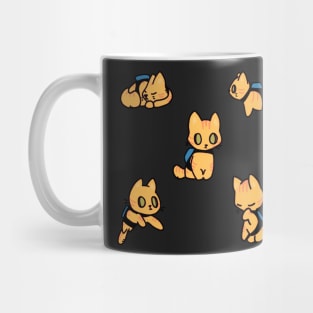 Stray cat game set kawaii cute Mug